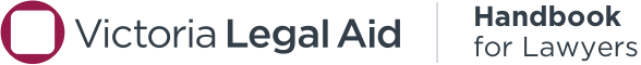 Victoria Legal Aid Handbook for Lawyers